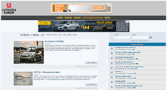 Desktop Screenshot of citroen-forum.cz